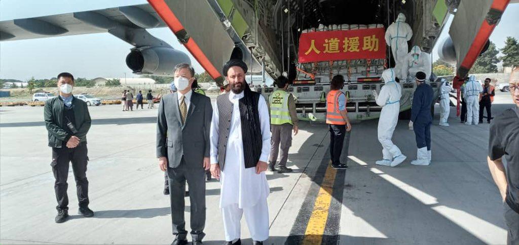 بستۀ کمکی چین به ارزش ۸میلیون دالر برای زلزله‌زده‌گان به کابل رسید