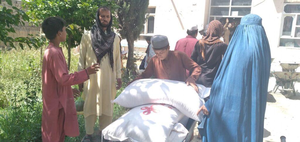 600 families distributed food assistance in Laghman