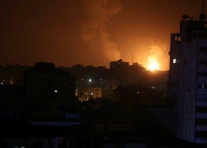 اسرائیل د فلسطین پر غزه بمبار کړی