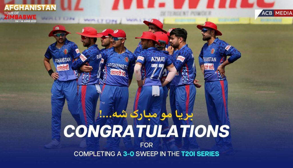 Afghanistan clinch T20 series, whitewash Zimbabwe