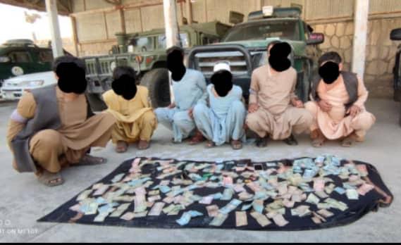 A group of robbers arrested in Balkh