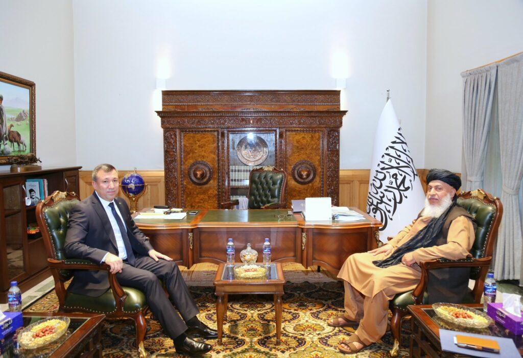 دیدار استانکزی با سفیر ترکمنستان؛ کابل از موضع بیطرفانۀ عشق‌آباد در قبال افغانستان ستایش کرد