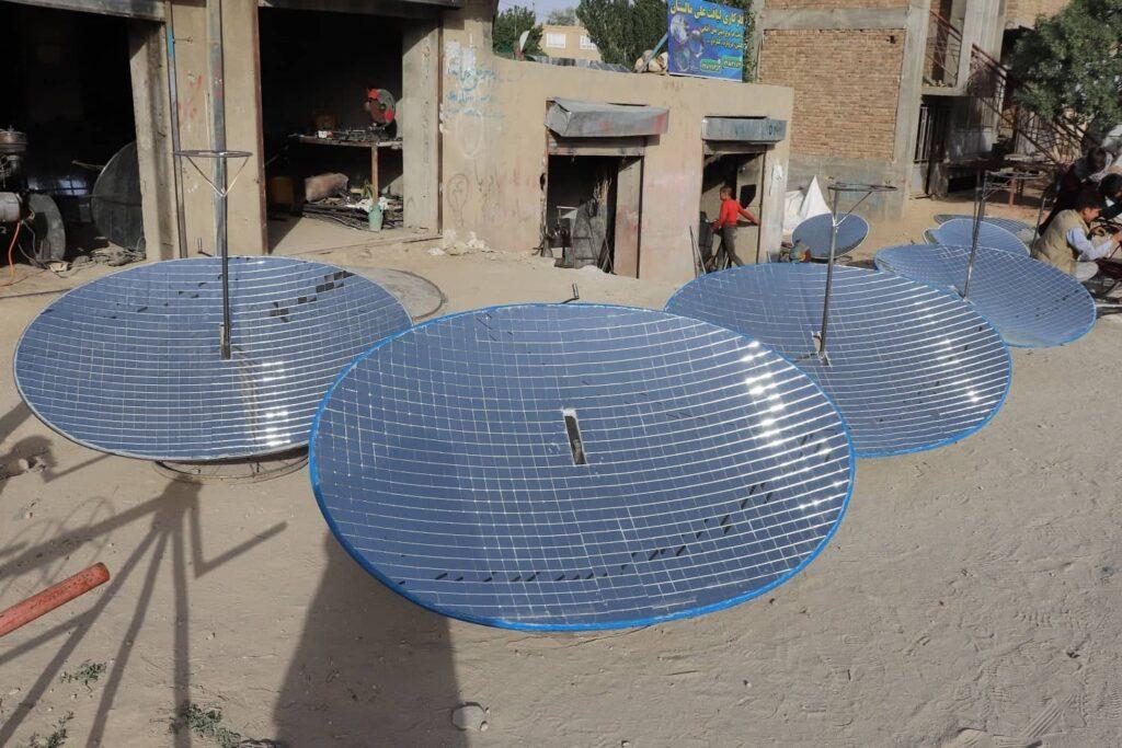 Ghazni metalworkers invent typical solar panels