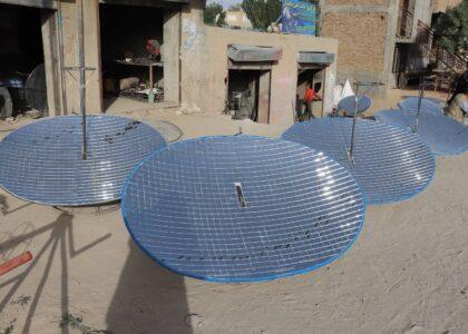 Ghazni metalworkers invent typical solar panels
