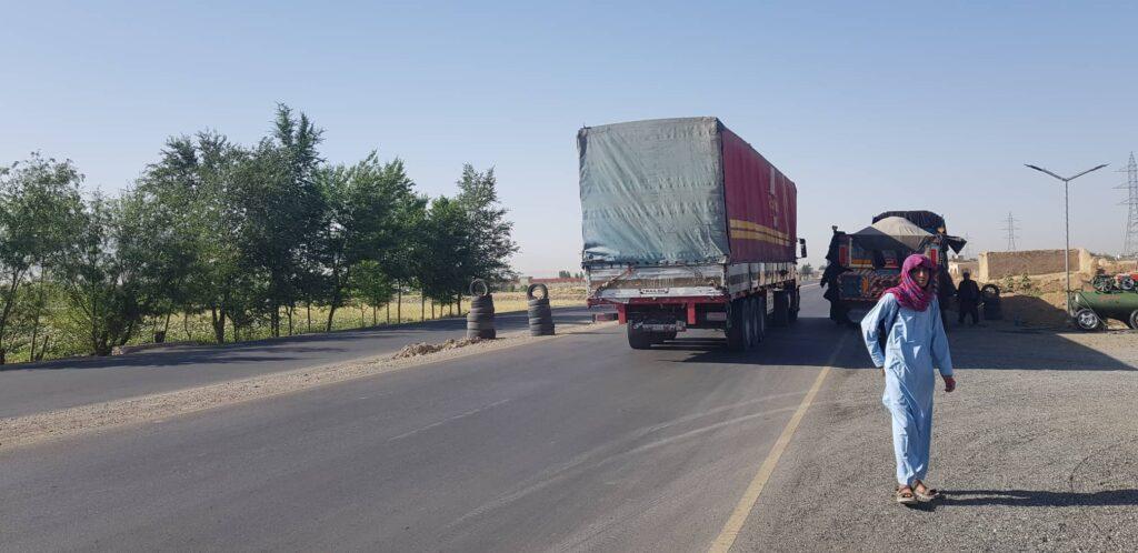 Residents: Coal-laden trucks damaging Logar-Kabul road