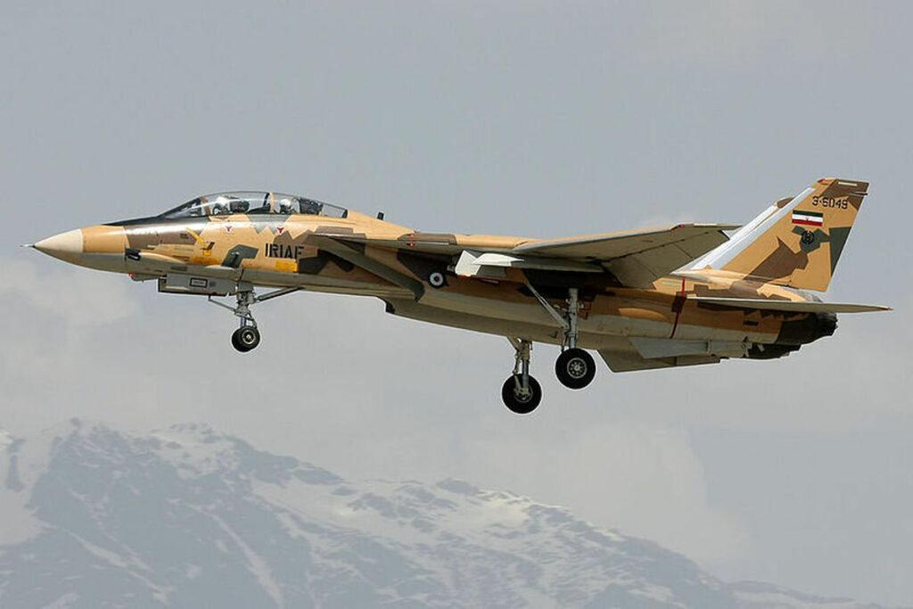 یک طیارۀ جیت نوع اف۱۴ ارتش ایران سقوط کرد