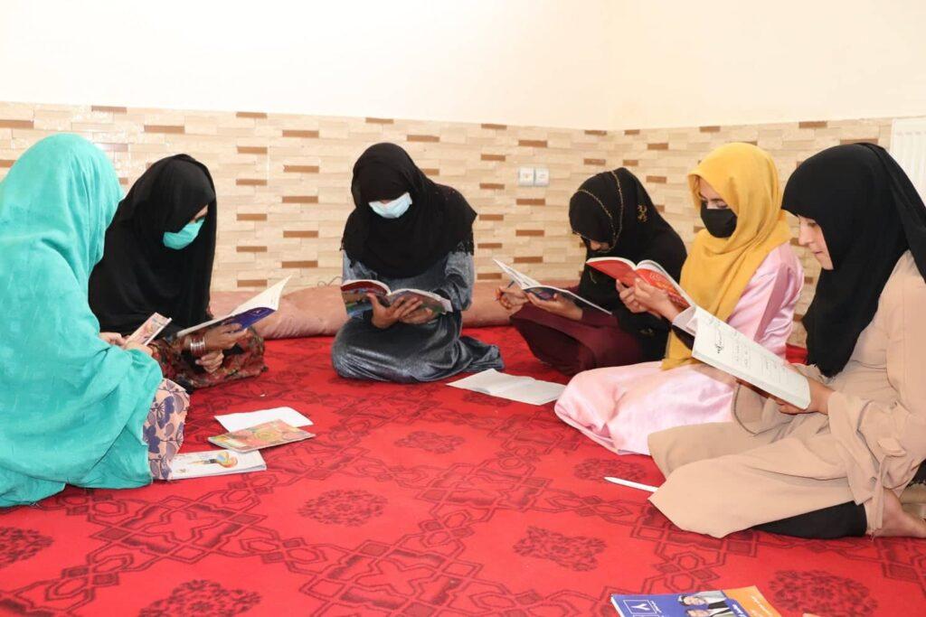 Many girls gather at Ghazni home to continue their studies