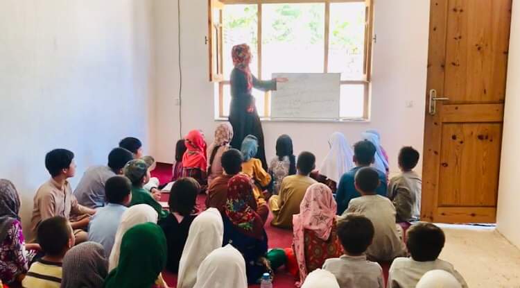 Balkh woman teaches dozens of children free of cost