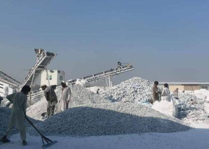Nangarhar exports 3,000 tons of talc stone in 9 months