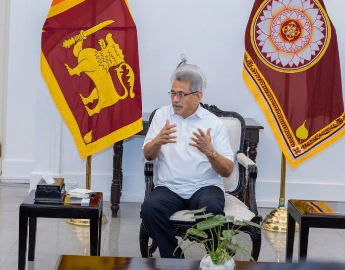 Sri Lankan president, spouse flee to the Maldives