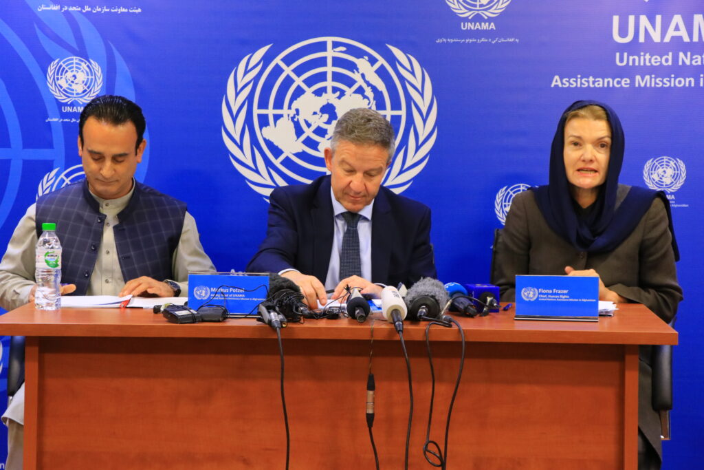 UNAMA releases report on  human rights situation in Afghanistan