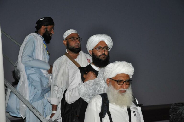 First group of Afghan pilgrims land in Kabul