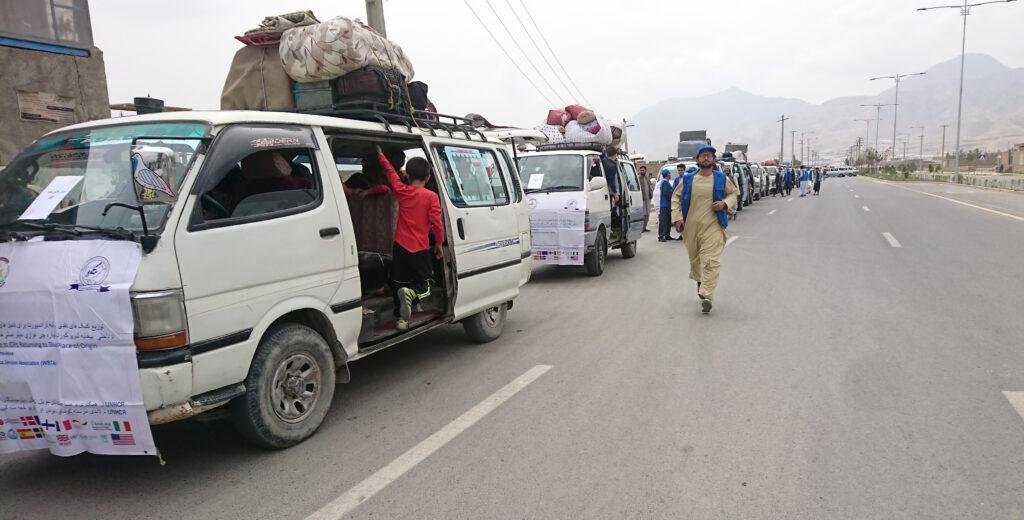 Hundreds of IDP families sent back to own areas from Kabul