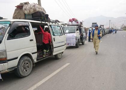 Hundreds of IDP families sent back to own areas from Kabul