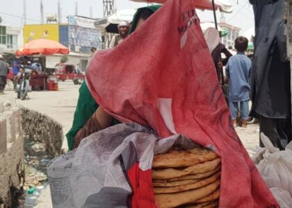 With her school shut, Sumira turns to selling bread