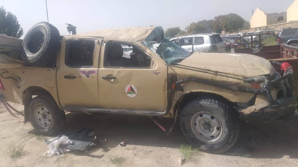 2 security personnel killed, 6 injured in Ghazni traffic accident