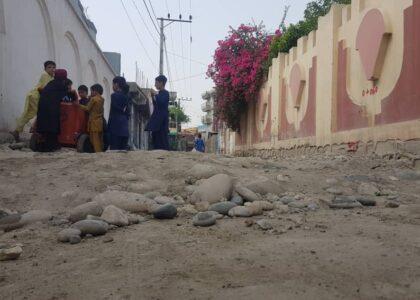 Jalalabad residents want construction of streets, pavements