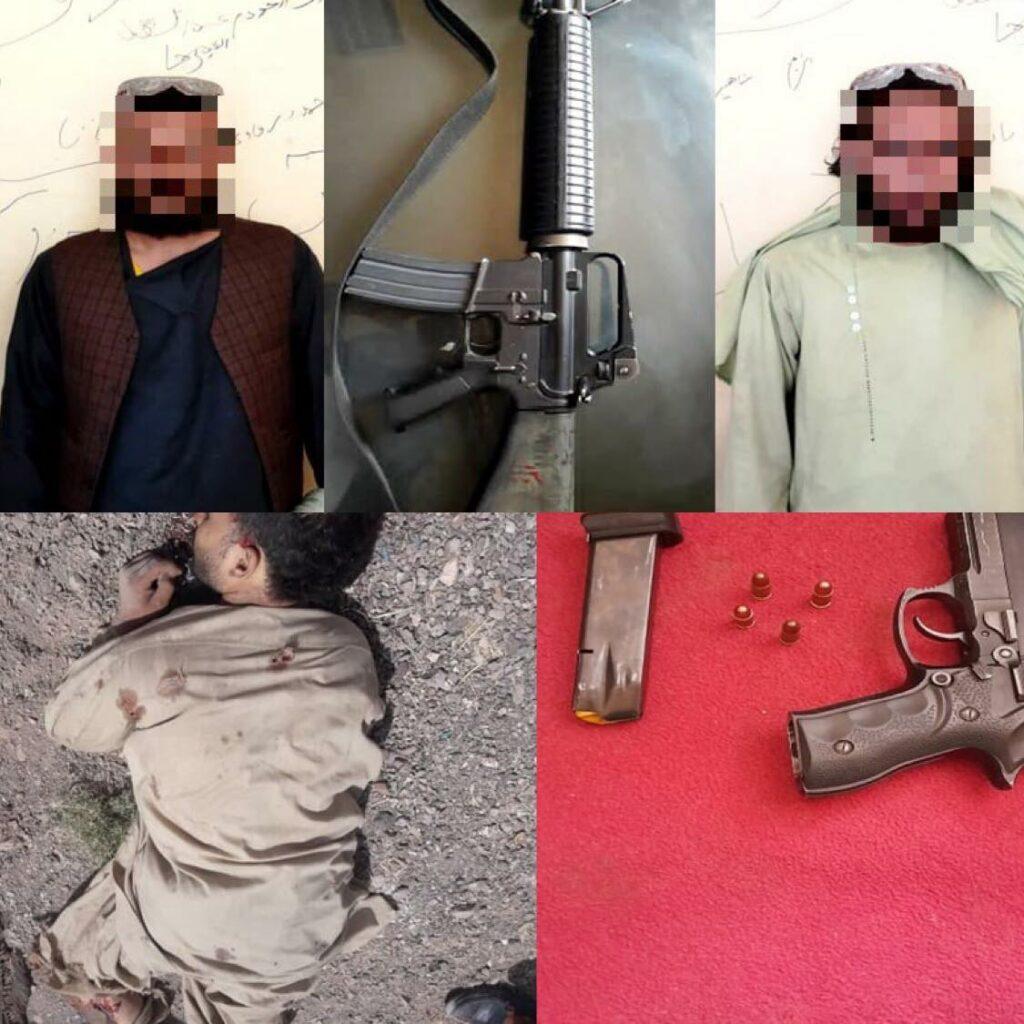 در دو رویداد جداگانه در هرات، یک سارق کشته و دو تن دیگر دستگیر شدند