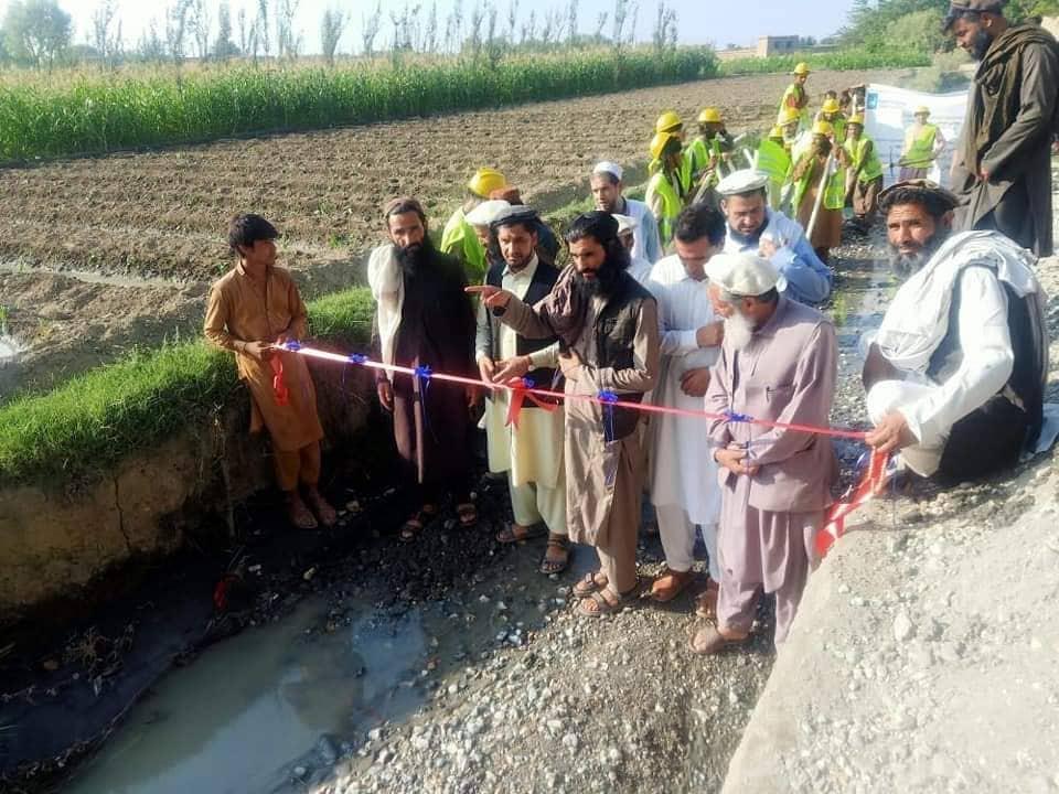 کار ساخت یک کانال به هزینۀ ۸،۵ میلیون افغانی در ننگرهار آغاز شد