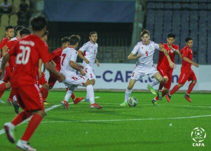 Tajikistan beats Afghanistan 4-3 in U-19 soccer match