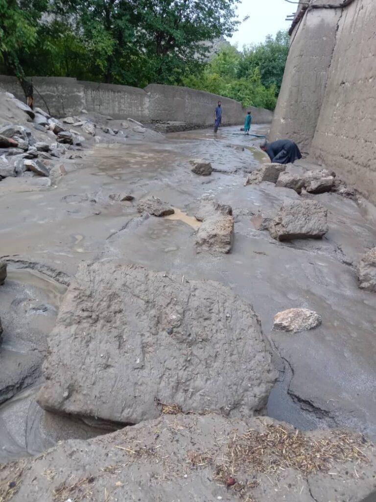 Flash Floods in Tagab district damage homes, crops
