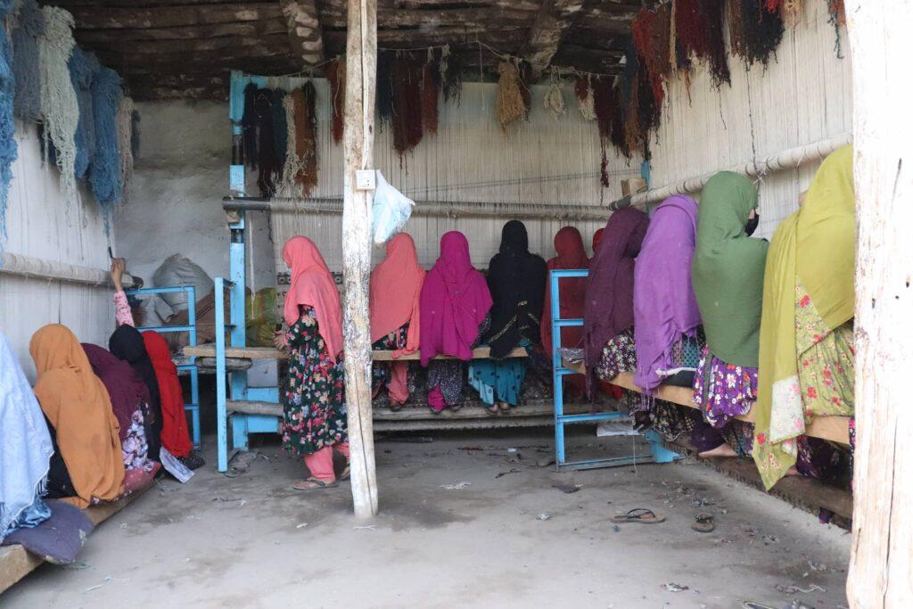 Private company provides carpet weaving training to 3,000 women