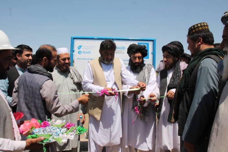 کار ساخت یک کانال زراعتی در جوزجان آغاز شد