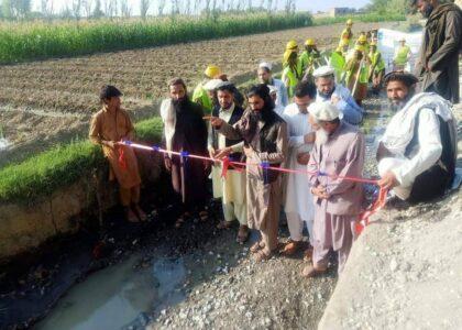 Work on UNDP funded canal kicks off in Nangarhar
