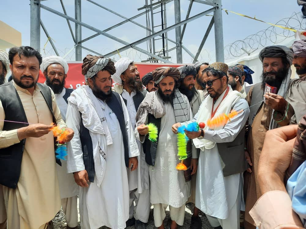 Telecommunication service launched in Ghazni’s Naavi district