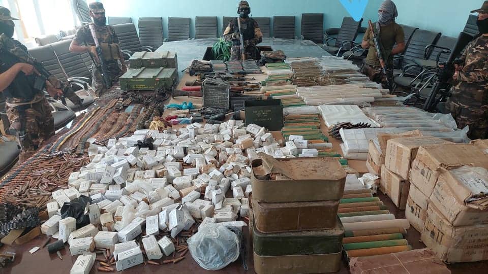 Weapons cache seized in Farah