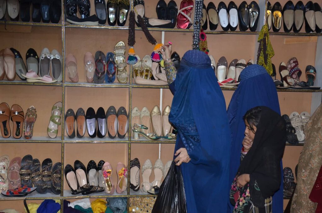 Khost women’s only market business flourishes