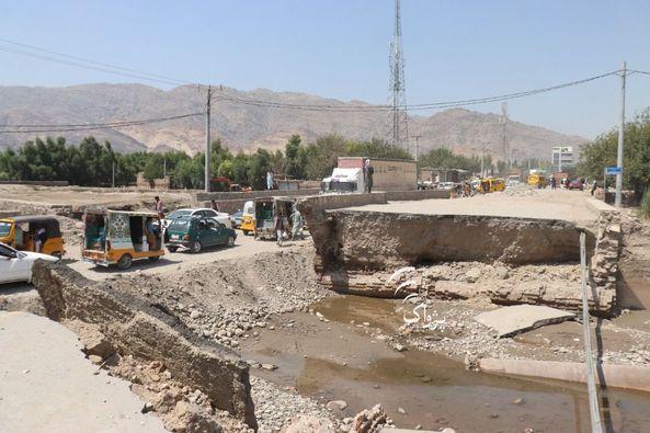 Reconstruction of flood-destroyed bridge stressed