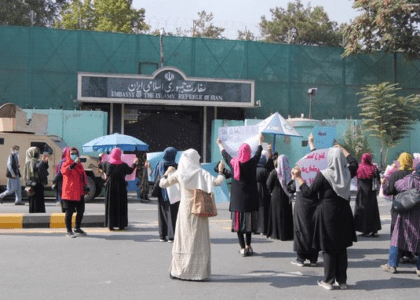 Protest staged in support of Mahsa Amini in Kabul