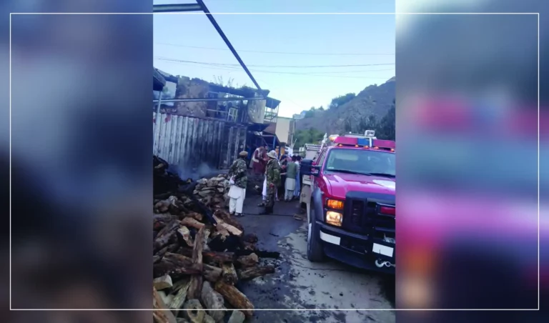 Six shops gutted in Panjshir market blaze