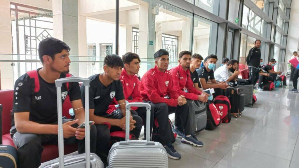 Afghanistan U-20 football team reaches Oman