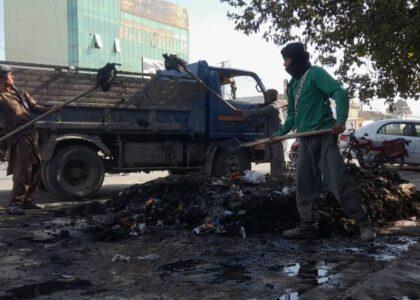 Mass cleaning of Sheberghan City kicks off