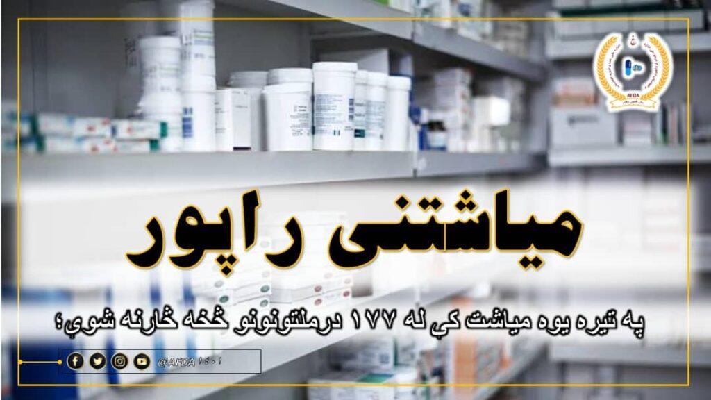 72 illegal pharmacies closed in Kabul City