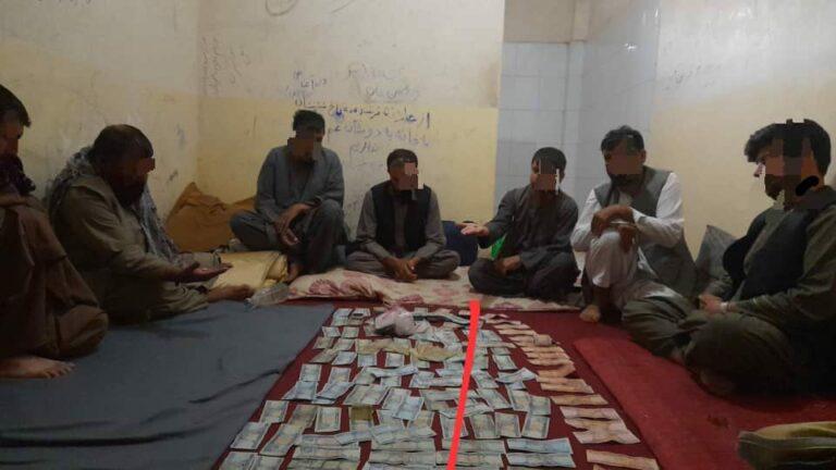 د بلخ په دهدادي کې يو تن د جنسي تېري او ۷ تنه د جواري په تور نیول شوي