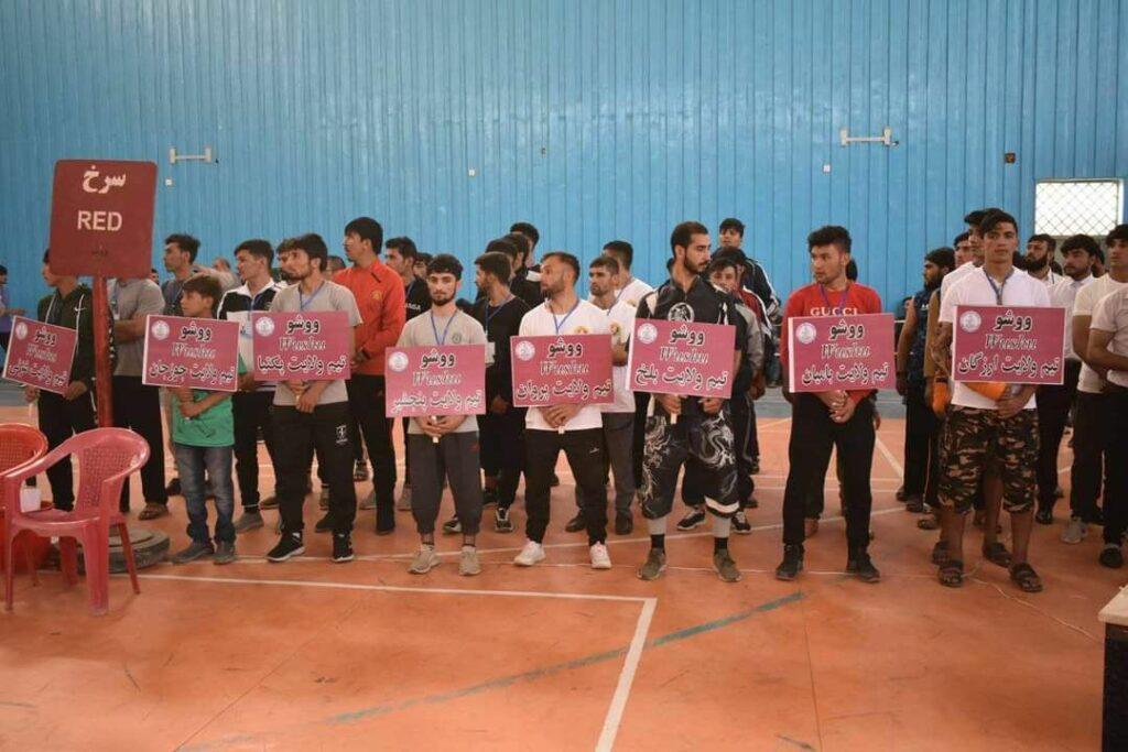 مسابقات وشو بين ورزشکاران ٢١ ولايت در تخار آغاز شد