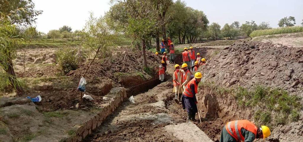 2 canals being constructed in Nangarhar’s Sherzad district