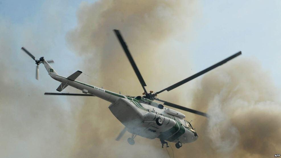 6 Pakistan army officials killed in helicopter crash