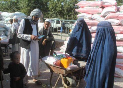 برنامۀ جهانی غذا برای شش ماه، به گونۀ ماهوار به ۱۵میلیون افغان کمک می‌کند