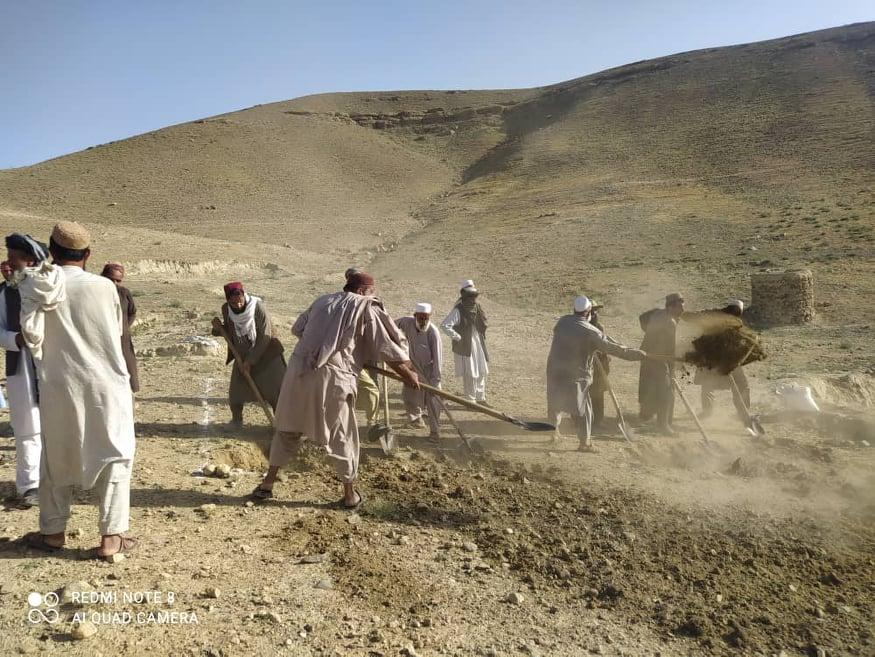 لوګر کې د بیارغونې څلورو پروژو کار پيل شو