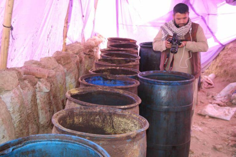 سه کارخانۀ تولید مواد مخدر در سمنگان کشف و ضبط گردید