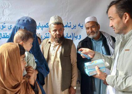 Takhar malnourished children distributed nutrients