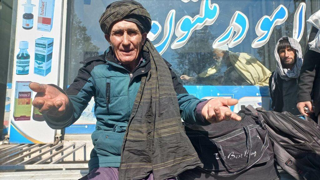 Poverty forces 78-year-old from Badghis to Takhar