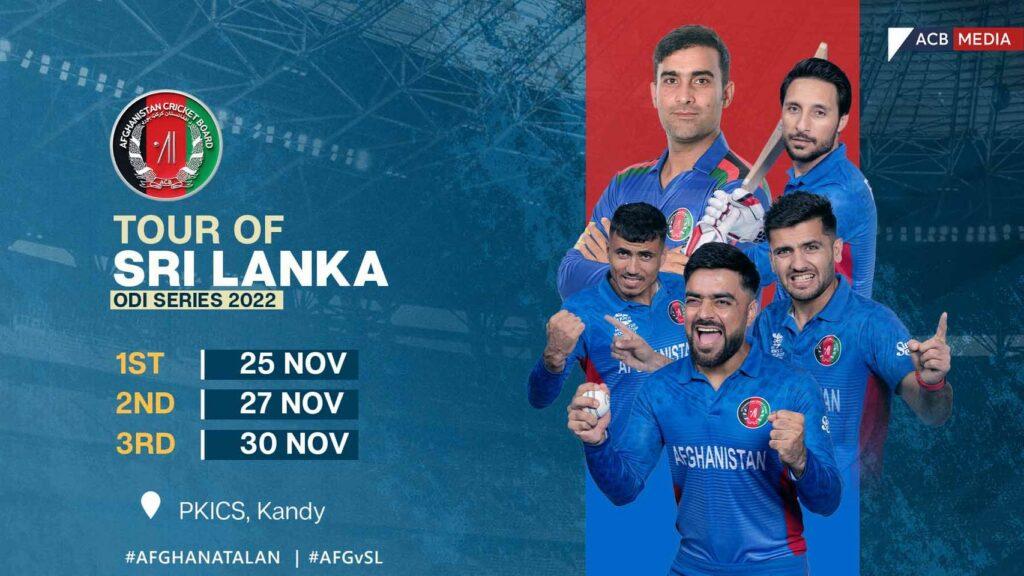 Afghanistan, Sri Lanka to play first ODI tomorrow