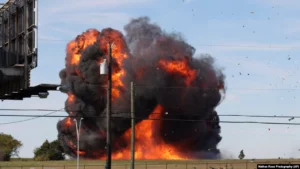 Military aircraft collide mid-air at Dallas air show