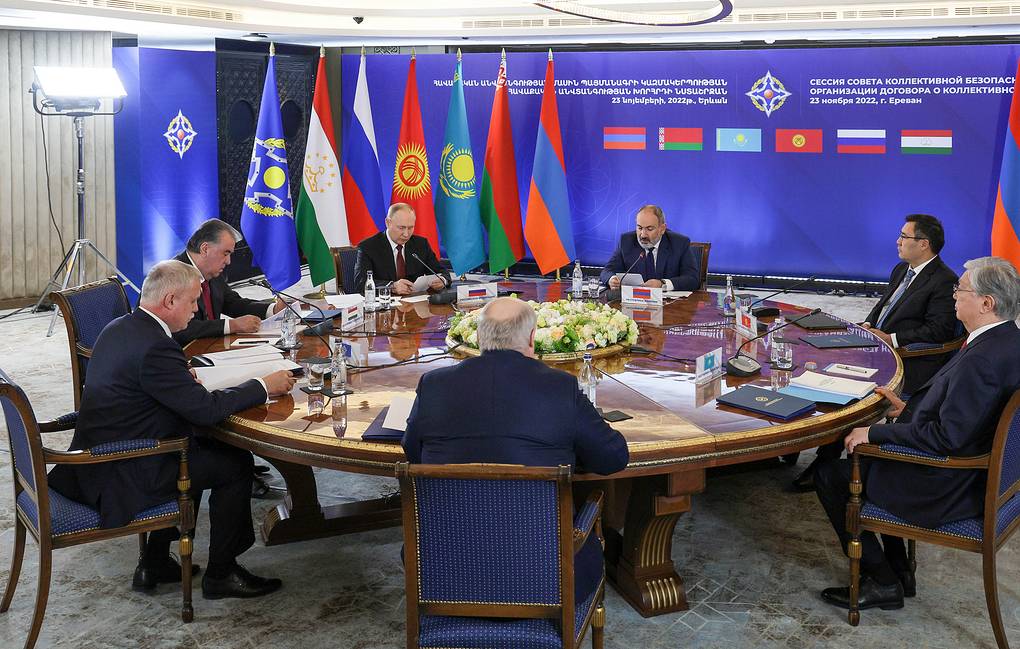 پوتین: خطر نفوذ «گروه‌های هراس‌افگن» به قلمرو «سازمان پیمان امنیت‌جمعی» هنوز هم بسیار زیاد است