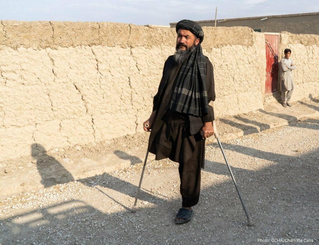 اوچا: د افغانستان شاوخوا ۱۵ سلنه وګړي معلول دي